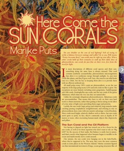Tropical Fish Hobbyist magazine article cover